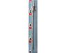 Opti 8053 M40 nikkelkleurige metaalrits 4mm niet deelbaar 18 cm licht blauw