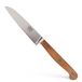 GÜDE Solingen Tradition - Groentemes gesmeed, 9 cm, pruimenhout, F.GÜDE, Handgemaakt Duitsland