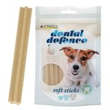 Croci Dental Defence Hondensnacks voor mondhygiëne, kauwstokjes, reiniging van de tanden, melksmaak, 8 stuks, 60 g