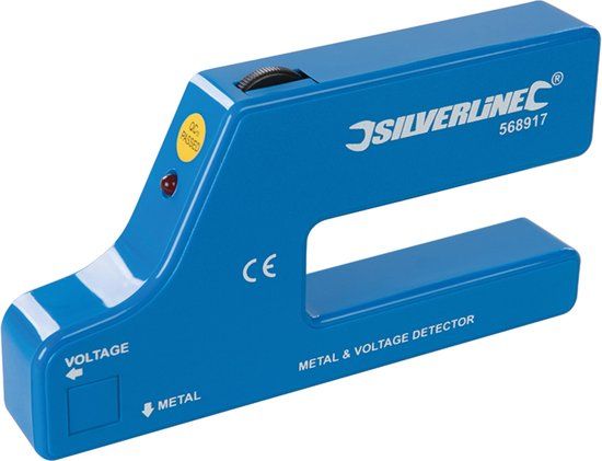 Silverline Metaal en Spanning Detector - 1 x 9 Volt - PP3