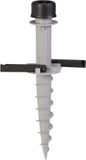 Relaxdays Grondanker Parasol - Parasolhouder - Kunststof - 25-40 mm