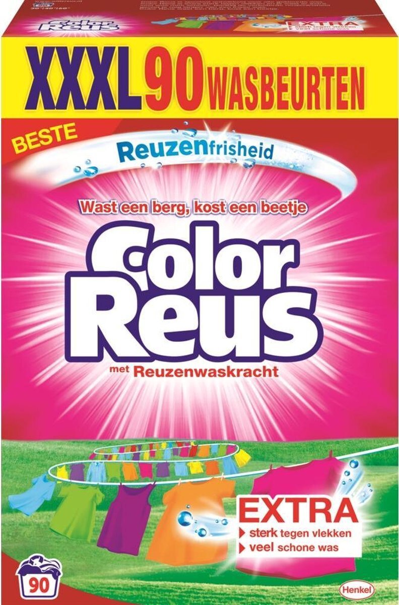 Witte-Reus Color Reus Waspoeder - Voorraadformaat - 90 wasbeurten