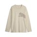 PUMA Essentials Relaxed Big Cat-logo T-shirt met lange mouwen voor Heren, Maat XXL