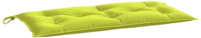 vidaXL Tuinbankkussen 100x50x7 cm Oxford stof Heldergroen