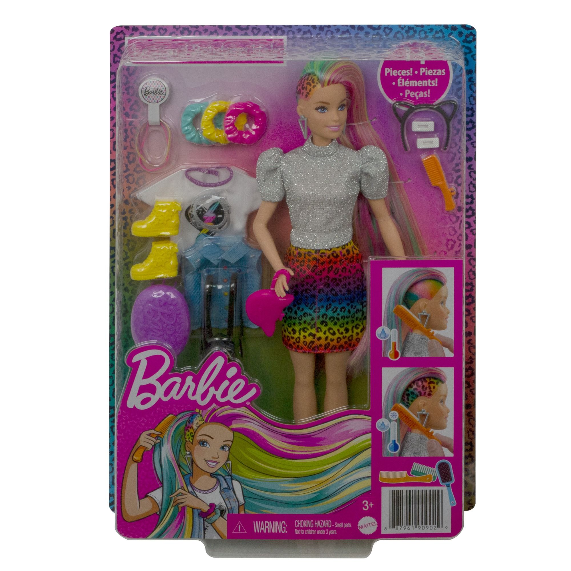 Barbie Haar Pop GRN81 - Meerkleurig - 3+ jaar