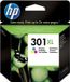 HP 301XL Driekleurig Inktpatroon - Hoge Capaciteit, Origineel (CH564EE)