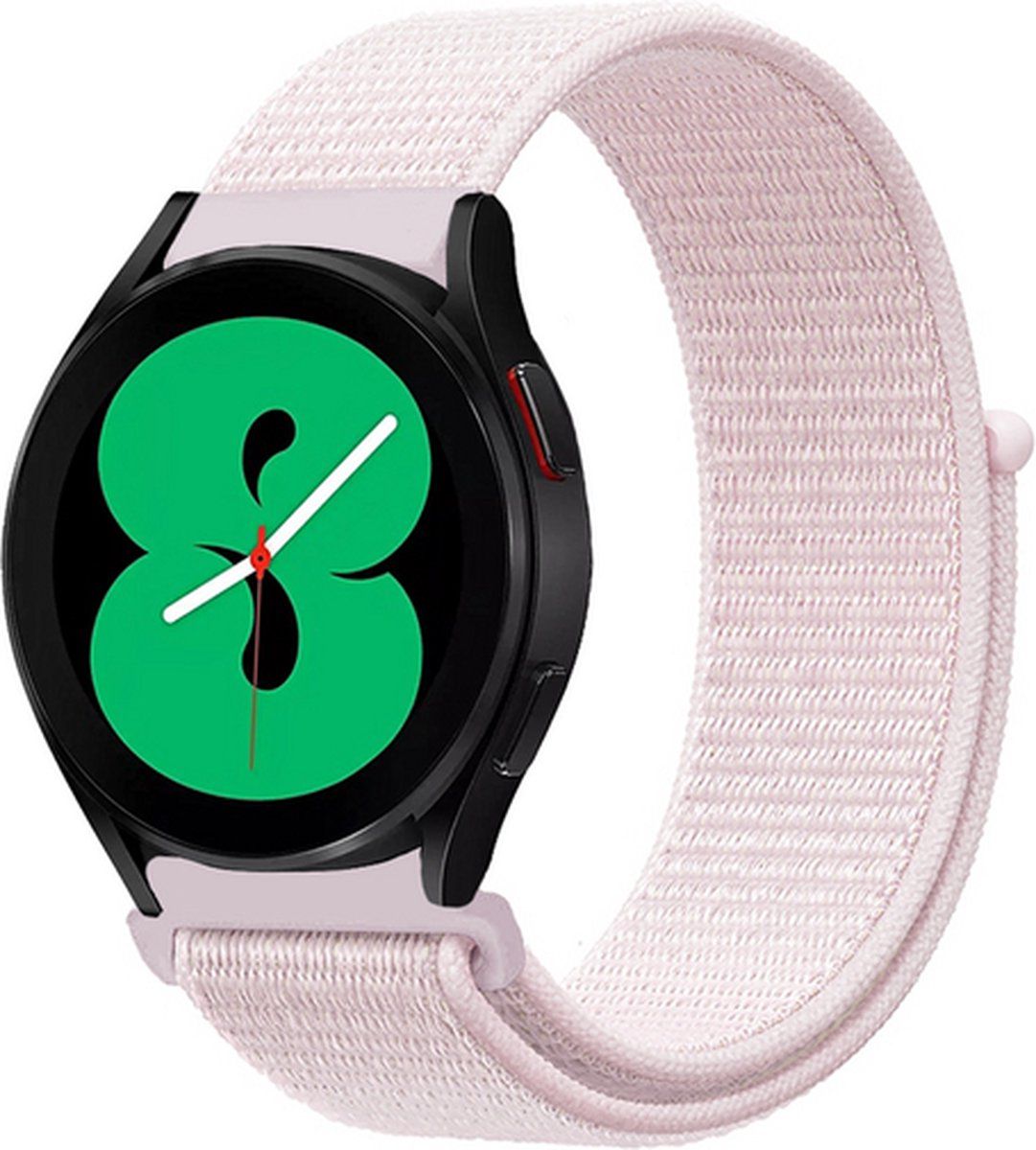 By Qubix Qubix Garmin Venu 2 - Sport Loop bandje - Lichtroze - nylon