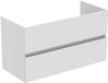 Ideal Standard Eurovit+ Wastafelonderkast, 55x100x44 cm, 2 laden, glanzend wit