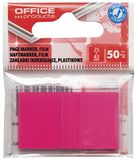 Indexplakstrips Index Indexplakstrips OFFICE PRODUCTS PP 25x43mm roze