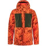 FJALLRAVEN Lappland Hybrid Jacket M Herenjas Oranje Multi Camo-Deep Forest Maat S