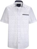 Babista heren Overhemd Met Korte Mouwen - 45/46 - wit - Plus Size