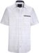 Babista heren Overhemd Met Korte Mouwen - 45/46 - wit - Plus Size