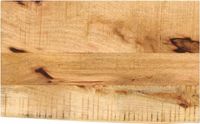 vidaXL Tafelblad met natuurlijke rand 50x30x2,5 cm massief mangohout
