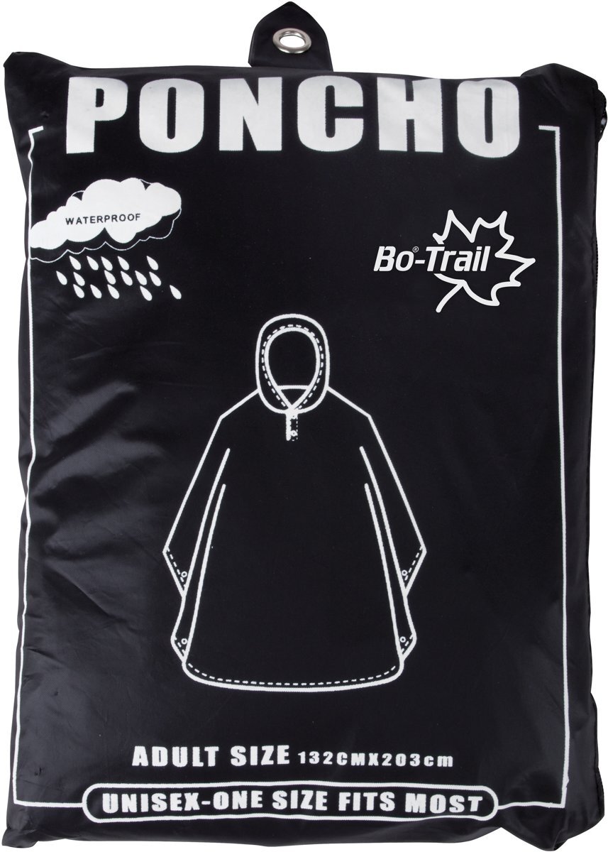 Bo-Camp Bo-Trail - Poncho - 132x203 cm - Zwart