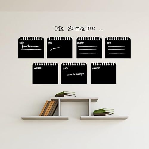 Ambiance Sticker leisteen schoolbord - H65 x L40 cm