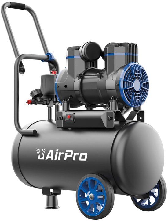 Airpro Compressor olievrij 2pk 24L tank 230V