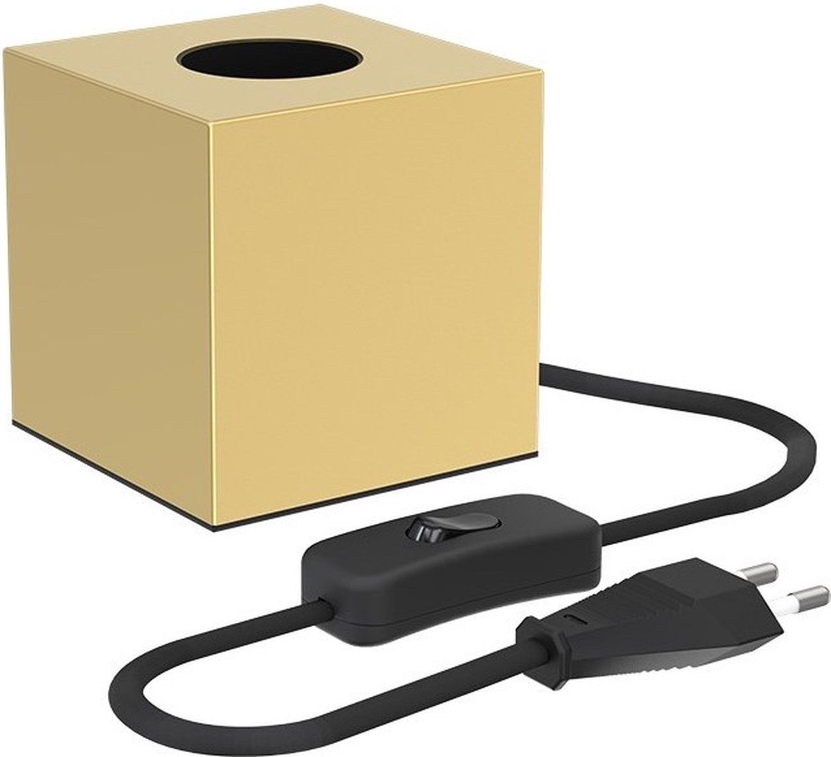 Calex Tafellamp Vierkant Goud - ?85mm - E27 Fitting