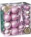 Inge-glas Inge Christmas kerstballen - 39 stuks - lichtroze - kunststof - 6 cm