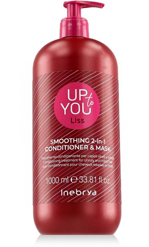 Inebrya Up To You Liss Smoothing 2 In 1 Conditioner & Mask 1000 ml