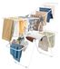 Étendage à linge pliable à 4 ailes