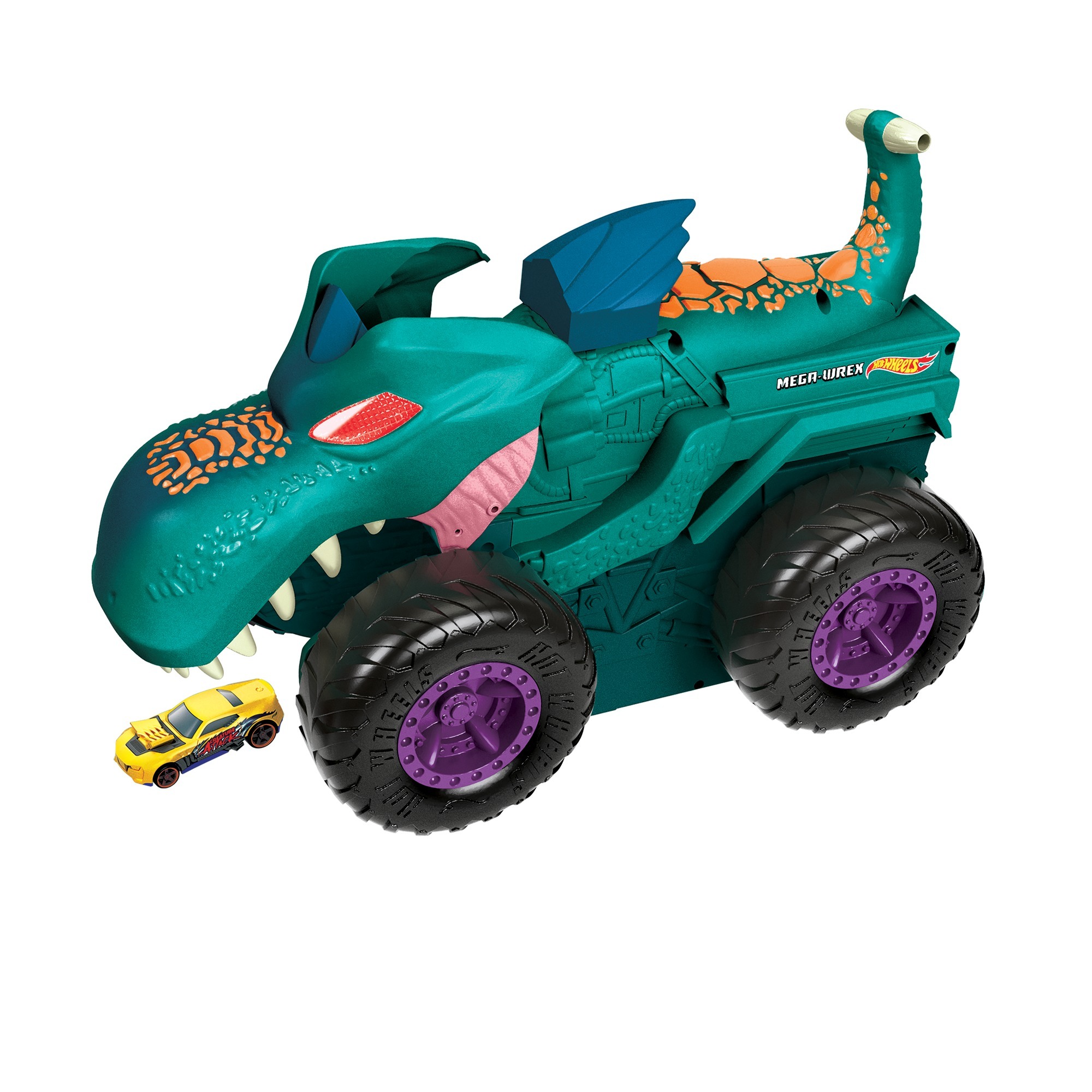 Hot Wheels Monster Trucks Hot Wheels Monstertrucks Auto'S Vretende Mega-Wrex