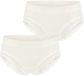 Schiesser Brasilslip Unique Cotton Dames Gebroken Wit Effen 2 Stuks