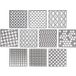 Creativ Company Art Stencil Grey Plastic 150x150x0.31mm 10 Pieces