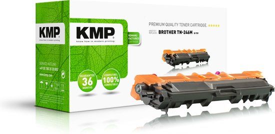 KMP Tonercassette vervangt Brother TN-246M Compatibel Magenta 2200 bladzijden B-T59