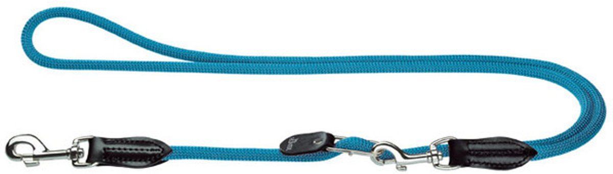 Hunter Freestyle Vario Hondenriem - Turquoise - 200 cm x 10 mm