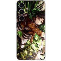 Maniacase Samsung Galaxy S24 Hoesje - Attack on Titan Levi Ackerman