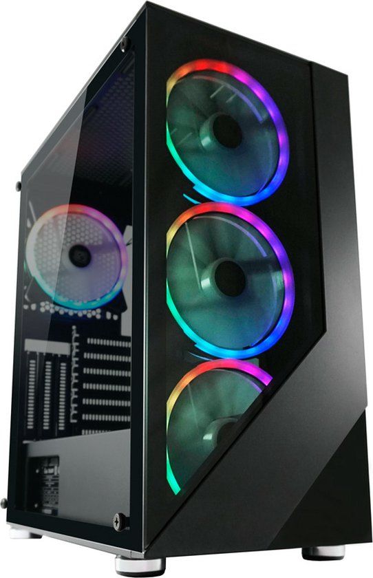 CAJA LC-POWER Shaded Midi Tower ATX PC Case