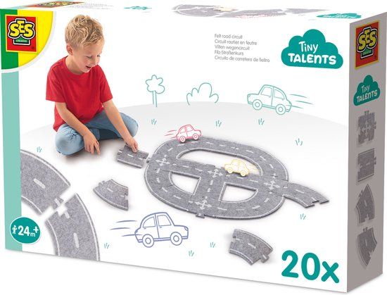 SES Creative Tiny Talents Vilten Wegenbouw Speelset