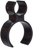 Decor Service Flessenclips, kunststof, zwart, 12 x 3 cm