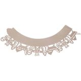 PME Baby Pink taartdecoratiesjabloon 12 stuk(s)