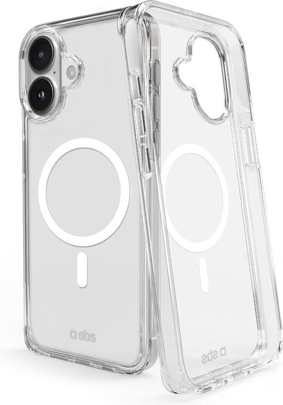 Sbs Light Mag mobiele telefoon hoesje Transparant Apple iPhone 16