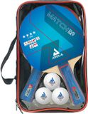 Joola Match Duo Tafeltennis/Pingpong Set 2 Batjes ITTF Approved