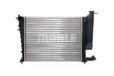 MAHLE CR 478 000S Radiateur du moteur ailettes jointes mécaniquement, boîte de vitesses manuelle, avec vis, avec accessoires