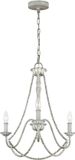 Feiss LED Kroonluchter | 3X E14 Max 60W | Dimbaar | Washed Grey