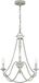 Feiss LED Kroonluchter | 3X E14 Max 60W | Dimbaar | Washed Grey