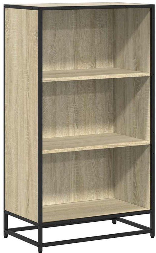 vidaXL Boekenkast Sonoma eiken 60x35x107,5 cm bewerkt hout