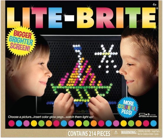 Lite Brite - Ultimate Classic, Zwart