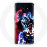 Maniacase Samsung Galaxy A8 Plus Hoesje Anime Dragon Ball Goku en Jiren