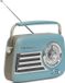 Madison Sound Madison Freesound VR40BLU - Retro Bluetooth Speaker - Matte Blue