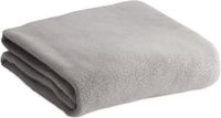 Merkloos Fleece deken/plaid Cosy - 5 stuks - Grijs - 120 x 150 cm