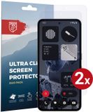Rosso Screen Protector Geschikt voor Nothing CMF Phone 2 Pro | Ultra Clear Duo Pack | TPU Folie | Case Friendly Beschermfolie | 2 Stuks