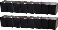 Powery Batterie au plomb-gel pour UPS APC Smart-UPS RT 6000 RM 5Ah 12V