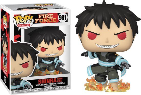 Funko Fire Force POP! Animation Vinyl Figure Shinra w/Fire 9 cm