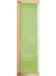 Gardinenbox Transparant effen paneel/schuifgordijn met accessoires 85589, appelgroen, 245 x 60 cm