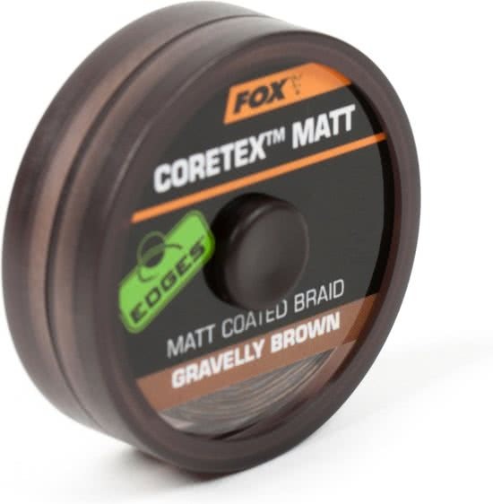 - FOX Matt Coretex Onderlijnmateriaal Gravelly Brown 20lb