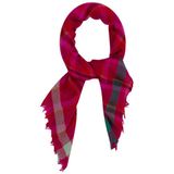 Oilily Aelia roze geruit sjaaltje